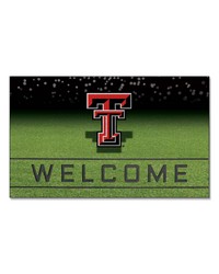 Texas Tech Red Raiders Rubber Door Mat  18in. x 30in. Red by   