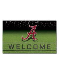 Alabama Crimson Tide Rubber Door Mat  18in. x 30in. Red by   