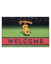Southern California Trojans Rubber Door Mat  18in. x 30in. Cardinal by   