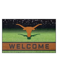 Texas Longhorns Rubber Door Mat  18in. x 30in. Orange by   
