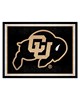 Fan Mats LLC Colorado Buffaloes 8x10 Rug Black