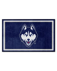 UConn Huskies 4ft. x 6ft. Plush Area Rug Navy by   