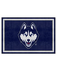 UConn Huskies 5ft. x 8 ft. Plush Area Rug Navy by   