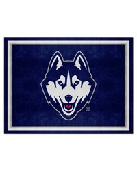 UConn Huskies 8ft. x 10 ft. Plush Area Rug Navy by   
