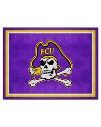 East Carolina Pirates 8ft. x 10 ft. Plush Area Rug Purple by   