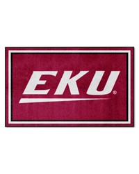 Eastern Kentucky Colonels 4ft. x 6ft. Plush Area Rug Maroon by   