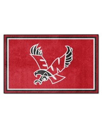 Eastern Washington Eagles 4ft. x 6ft. Plush Area Rug Red by   