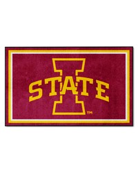 Iowa State Cyclones 4ft. x 6ft. Plush Area Rug Red by   