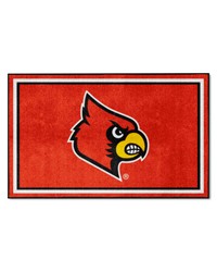 Louisville Cardinals 4x6 Rug by   