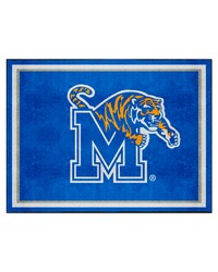 Memphis Tigers 8ft. x 10 ft. Plush Area Rug Blue by   