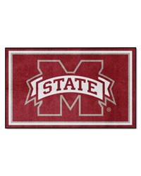 Mississippi State Bulldogs 4ft. x 6ft. Plush Area Rug Maroon by   