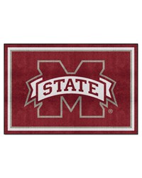 Mississippi State Bulldogs 5ft. x 8 ft. Plush Area Rug Maroon by   