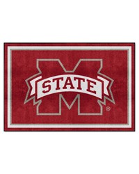 Mississippi State Bulldogs 5x8 Rug by  Fairwinds Studio 