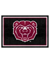 Missouri State Bears 5ft. x 8 ft. Plush Area Rug Black by   