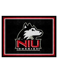 Northern Illinois Huskies 8ft. x 10 ft. Plush Area Rug Black by   