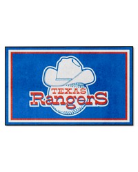 Texas Rangers 4x6 Rug Retro by  Fairwinds Studio 