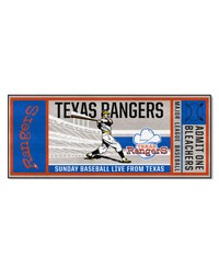 Texas Rangers Ticket Runner Rug  30in. x 72in. Gray by   