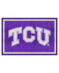 TCU Horned Frogs 5x8 Rug by   