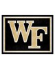 Fan Mats  LLC Wake Forest Demon Deacons 8x10 Rug Black