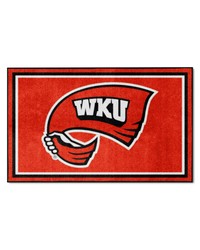 Western Kentucky Hilltoppers 4ft. x 6ft. Plush Area Rug Red by   