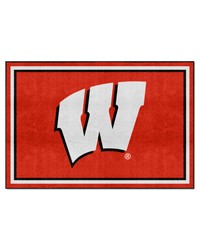 Wisconsin Badgers 5x8 Rug by   