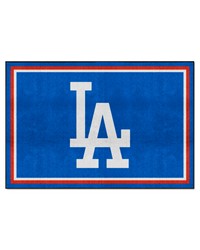 Los Angeles Dodgers 5ft. x 8 ft. Plush Area Rug Blue by   