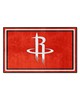 Fan Mats LLC Houston Rockets 4x6 Rug Red