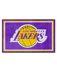 Los Angeles Lakers 4ft. x 6ft. Plush Area Rug Purple by   
