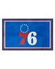 Fan Mats LLC Philadelphia 76ers 4x6 Rug Blue