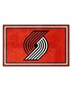 Fan Mats LLC Portland Trail Blazers 4x6 Rug Red