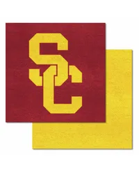 Southern California Trojans Team Carpet Tiles by   