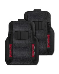 Tampa Bay Buccaneers 2 Piece Deluxe Car Mat Set Black by   