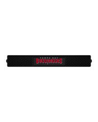 Tampa Bay Buccaneers Bar Drink Mat  3.25in. x 24in. Black by   