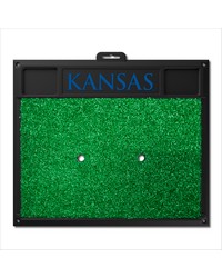 Kansas Jayhawks Golf Hitting Mat Blue by   