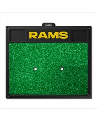 Los Angeles Rams Golf Hitting Mat Navy by   