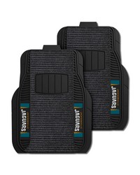 Jacksonville Jaguars 2 Piece Deluxe Car Mat Set Black by   