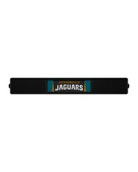 Jacksonville Jaguars Bar Drink Mat  3.25in. x 24in. Black by   