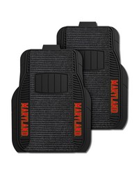 Maryland Terrapins 2 Piece Deluxe Car Mat Set Black by   
