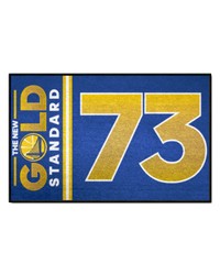 Golden State Warriors  73 Starter Mat Accent Rug  19in. x 30in. Blue by   