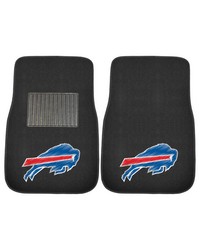 Buffalo Bills Embroidered Car Mat Set  2 Pieces Black by   
