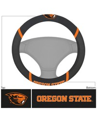 Oregon State Beavers Embroidered Steering Wheel Cover Black by   