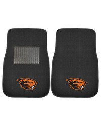 Oregon State Beavers Embroidered Car Mat Set  2 Pieces Black by   