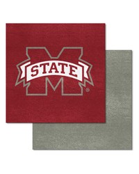 Mississippi State Bulldogs Team Carpet Tiles by  Fairwinds Studio 