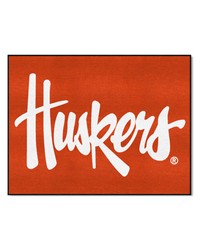 Nebraska Cornhuskers AllStar Rug  34 in. x 42.5 in.  in Huskers in  Red by   