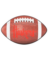 Nebraska Cornhuskers Football Rug  20.5in. x 32.5in.  in Huskers in  Brown by   