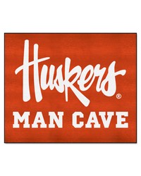 Nebraska Cornhuskers Man Cave Tailgater Rug  5ft. x 6ft.  in Huskers in  Red by   