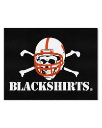Nebraska Cornhuskers AllStar Rug  34 in. x 42.5 in. Blackshirts Black by   