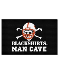 Nebraska Cornhuskers Man Cave UltiMat Rug  5ft. x 8ft. Blackshirts Black by   