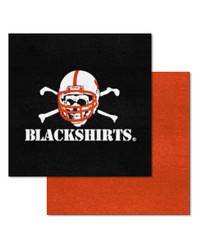 Nebraska Cornhuskers Team Carpet Tiles  45 Sq Ft. Blackshirts Black by   