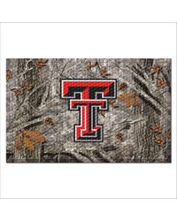 Texas Tech Red Raiders Rubber Scraper Door Mat Camo Camo by   